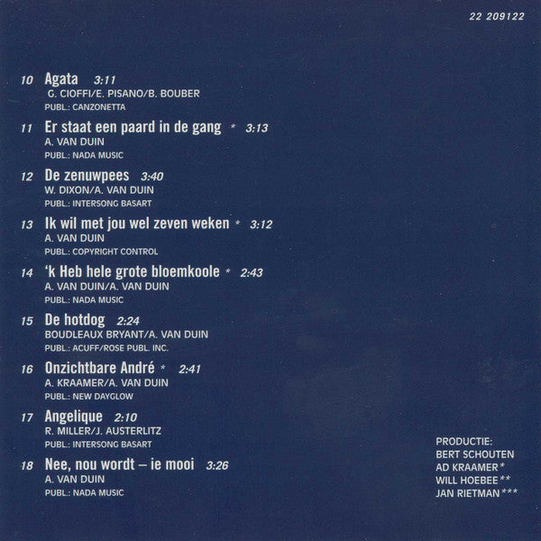 André van Duin : Komische Liedjes (CD, Comp)