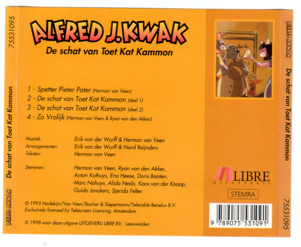 Alfred J. Kwak : De Schat Van Toet Kat Kammon (CD, Album)