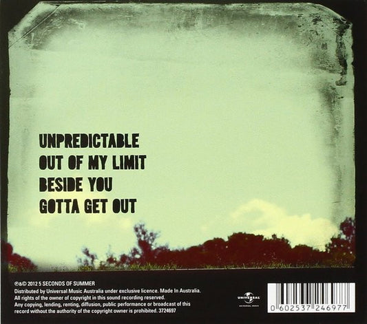 5 Seconds Of Summer : Somewhere New (CD, EP, Dig)