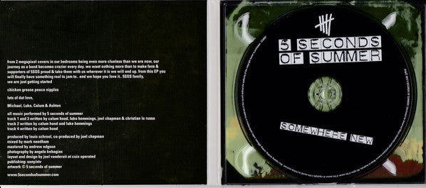 5 Seconds Of Summer : Somewhere New (CD, EP, Dig)