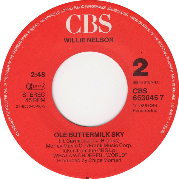 Willie Nelson, Julio Iglesias : Spanish Eyes (7", Single)