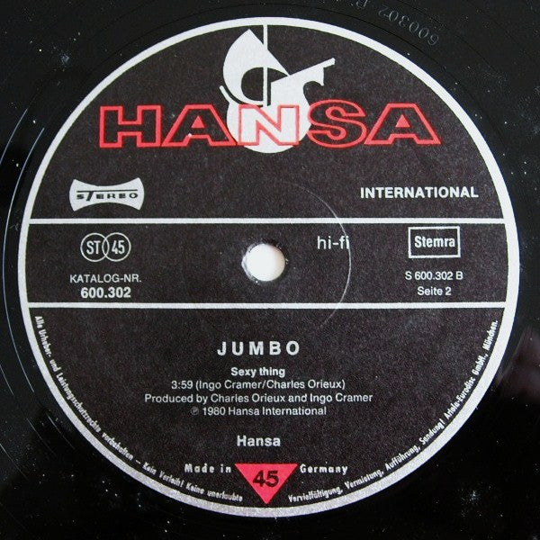 Jumbo (5) : Take It Light (Get That Mojo Working Day And Night) (12")