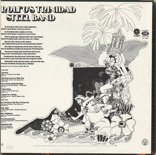Rolfo's Trinidad Steel Band : Mrs. Robinson (LP)