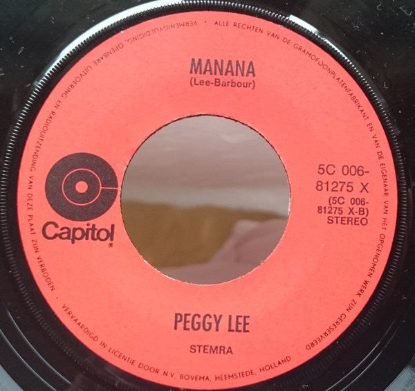 Peggy Lee : Fever / Manana (7", Single)