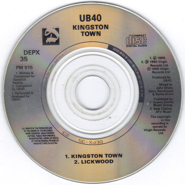 UB40 : Kingston Town (CD, Mini, Single)
