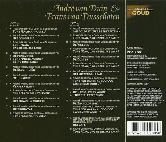 André van Duin & Frans van Dusschoten : André Van Duin & Frans Van Dusschoten (2xCD, Comp)