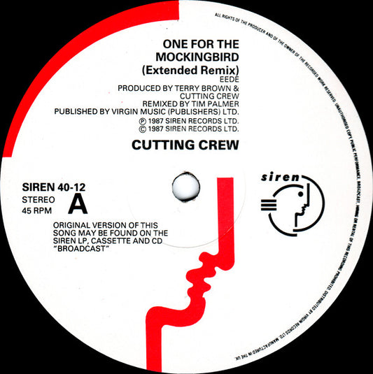 Cutting Crew : One For The Mocking-Bird (12", Single)