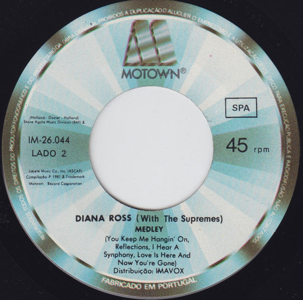 Diana Ross : Tenderness (7", Single)