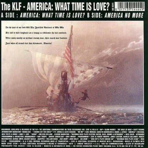 The KLF : America: What Time Is Love? (7", Single)