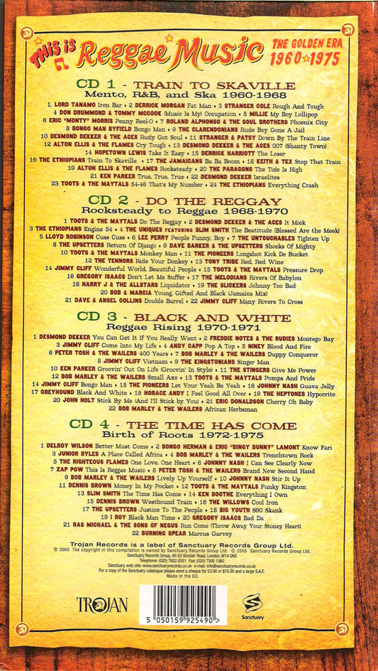 Various : This Is Reggae Music - The Golden Era 1960 - 1975 (4xCD, Comp)