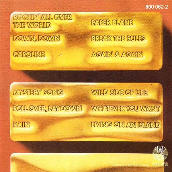 Status Quo : 12 Gold Bars (CD, Comp, RP, Blu)