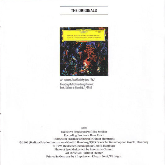 Hector Berlioz - Orchestre Des Concerts Lamoureux, Igor Markevitch : Symphonie Fantastique (CD, Album, RE, RM)