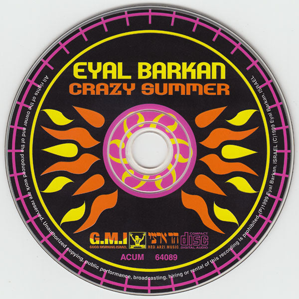Eyal Barkan : Crazy Summer (CD, Album)