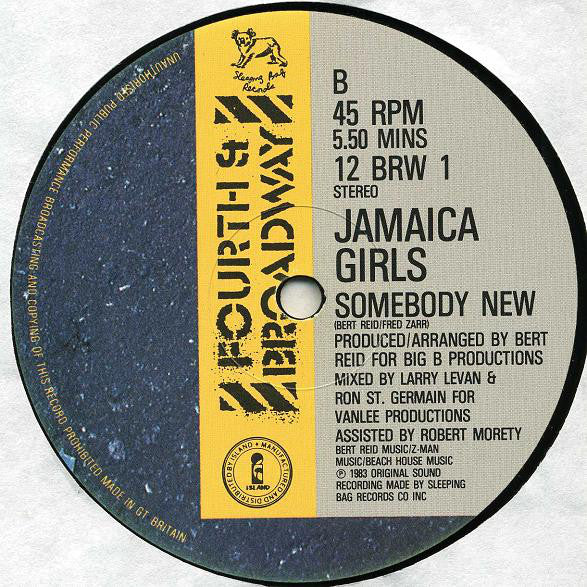 Jamaica Girls : Need Somebody New (12")