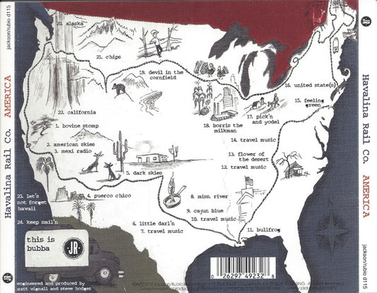Havalina Rail Co. : America (CD, Album)