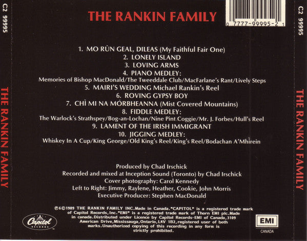 The Rankin Family : The Rankin Family (CD, Album)