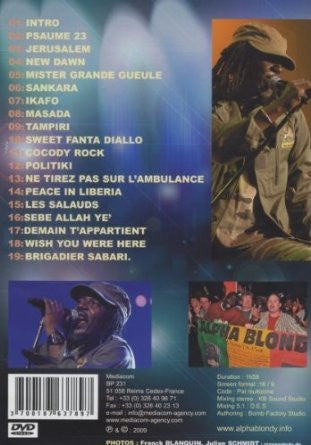 Alpha Blondy & The Solar System : Live In Peace Tour (DVD)