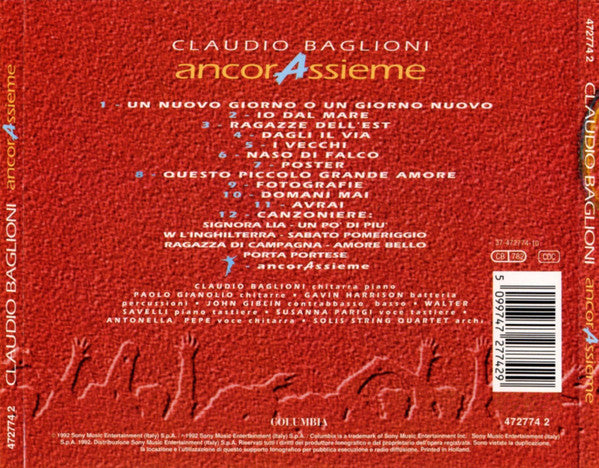 Claudio Baglioni : Ancorassieme (CD, Album)