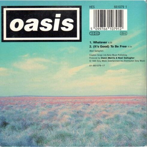 Oasis (2) : Whatever (CD, Single)