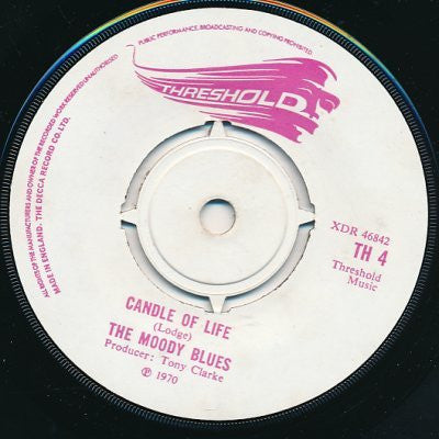 The Moody Blues : Question / Candle Of Life (7", Single)