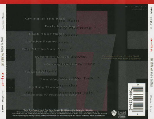 a-ha : East Of The Sun West Of The Moon (CD, Album)
