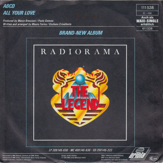 Radiorama : ABCD (7", Single)
