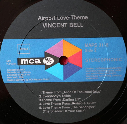 Vinnie Bell : Airport Love Theme (LP)