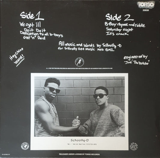 Schoolly D : Saturday Night! - The Album (LP, Album)