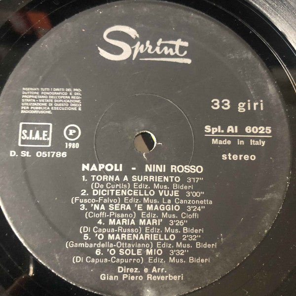 Nini Rosso : Napoli (LP, Album)