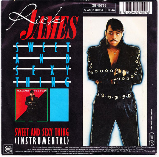 Rick James : Sweet And Sexy Thing (7", Single)