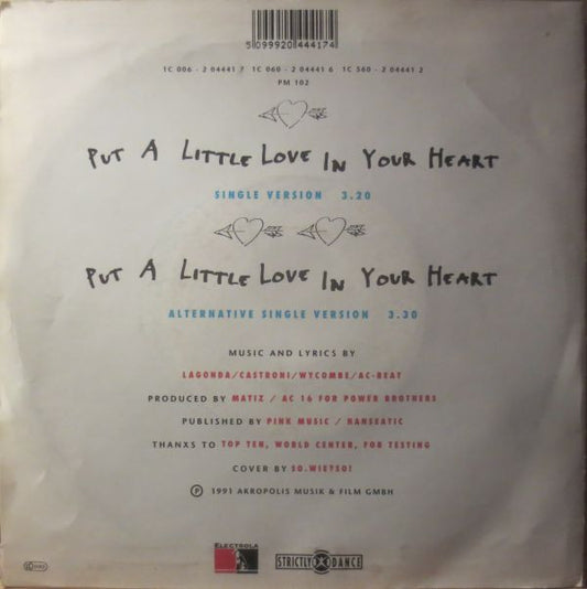Oliver Cheatham : Put A Little Love In Your Heart (7", Single)