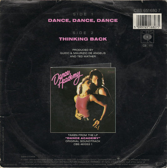 Chuck Francour : Dance, Dance, Dance (7")