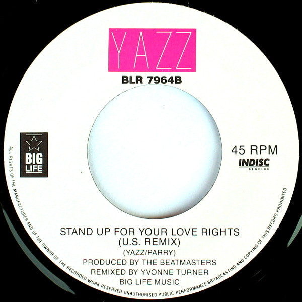 Yazz : Where Has All The Love Gone? (7", Single)