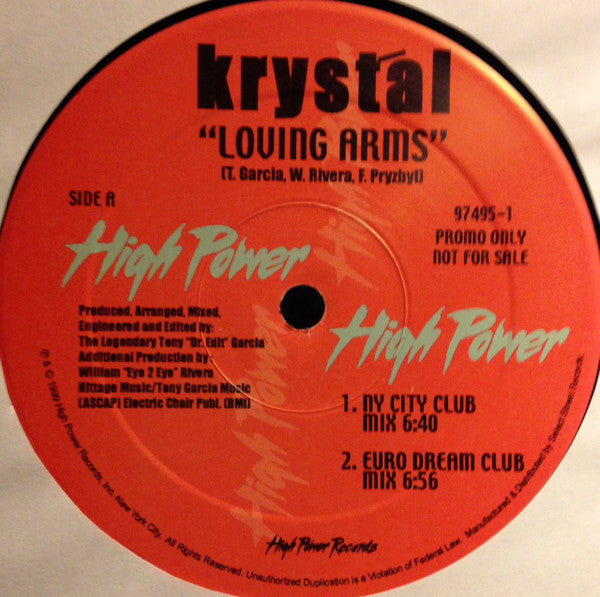 Krystal (4) : Loving Arms (12", Promo)