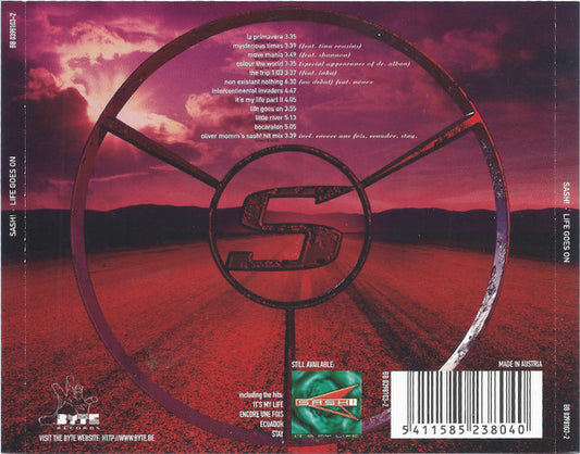Sash! : Life Goes On (CD, Album)