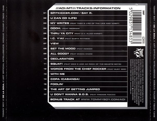 De La Soul : Art Official Intelligence: Mosaic Thump (CD, Album)
