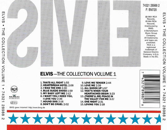 Elvis Presley : The Collection Volume 1 (CD, Comp, RE)