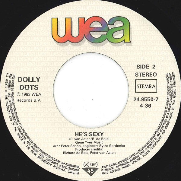 Dolly Dots : Love Me Just A Little Bit More (Totally Hooked On You) (7", Single)