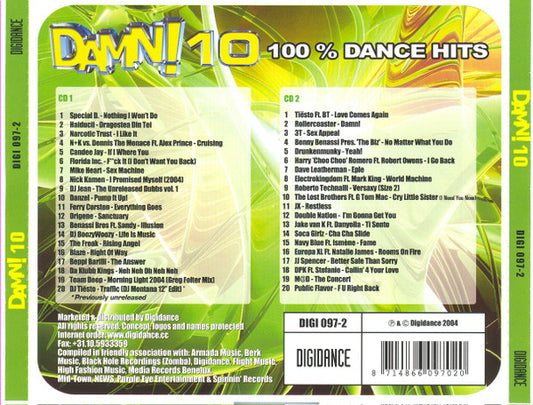 Various : Damn! 10 (2xCD, Comp)