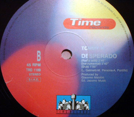 Tommy K. : Desperado (12")