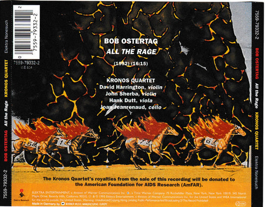 Kronos Quartet, Bob Ostertag : All The Rage (CD)