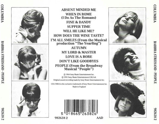 Barbra Streisand : People (CD, Album, RE)