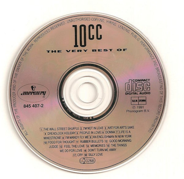 10CC And Godley & Creme : The Very Best Of 10CC And Godley & Creme (CD, Comp)