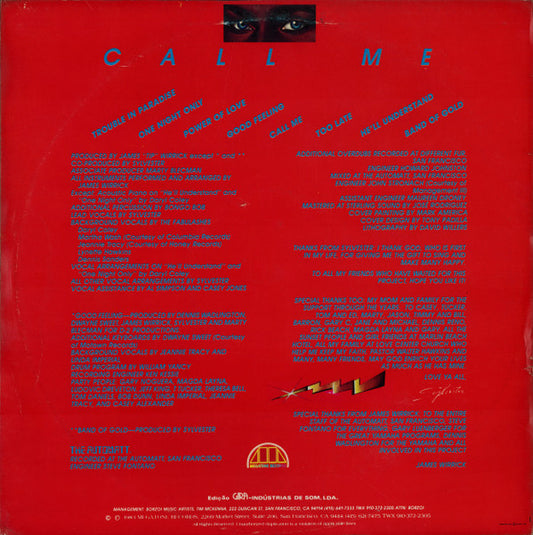Sylvester : Call Me (LP, Album)