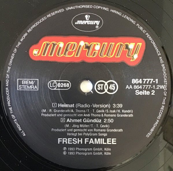 Fresh Familee : Heimat (12")