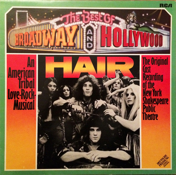 Various : The Best Of Broadway And Hollywood Hair (The Original Cast Recording Of The New York Shakespeare Public Theatre) (LP)