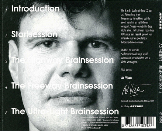 Ad Visser : Brainsessions 2 (CD, Album)