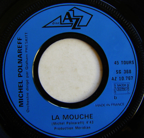 Michel Polnareff : Holidays / La Mouche (7", Single, RE, Blu)