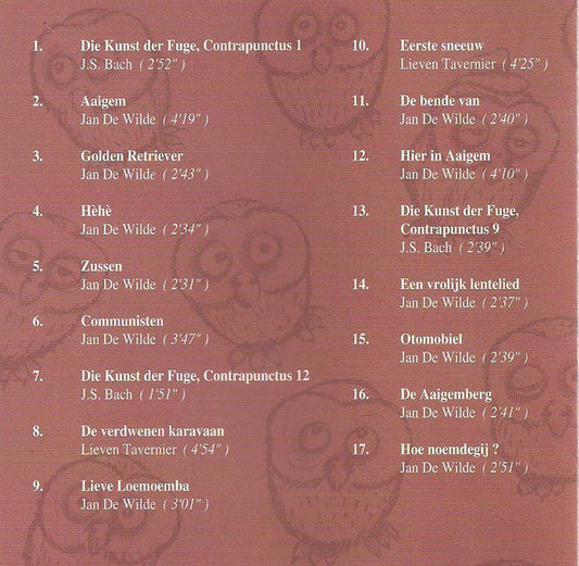 Jan De Wilde & Prima La Musica O.l.v. Dirk Vermeulen : Jan De Wilde & Prima La Musica (CD, Album)