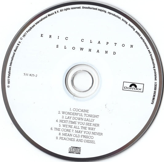 Eric Clapton : Slowhand (CD, Album, RE, RM)